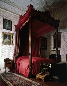The Neville bedroom, made in 1766, Audley End House, Essex, 1986. Artist: Unknown