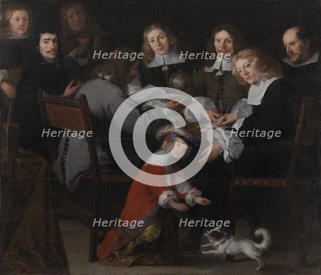 Ambassador C. Pedersen Lerche with his Staff, 1662. Creator: Jose Antolinez.