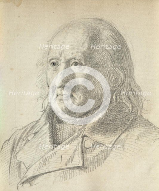 Portrait of Christopher Friedenreich Hage, 1849. Creator: Wilhelm Marstrand.