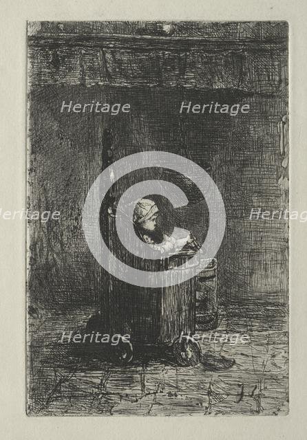 Baby in His Chair. Creator: Jozef Israëls (Dutch, 1824-1911).