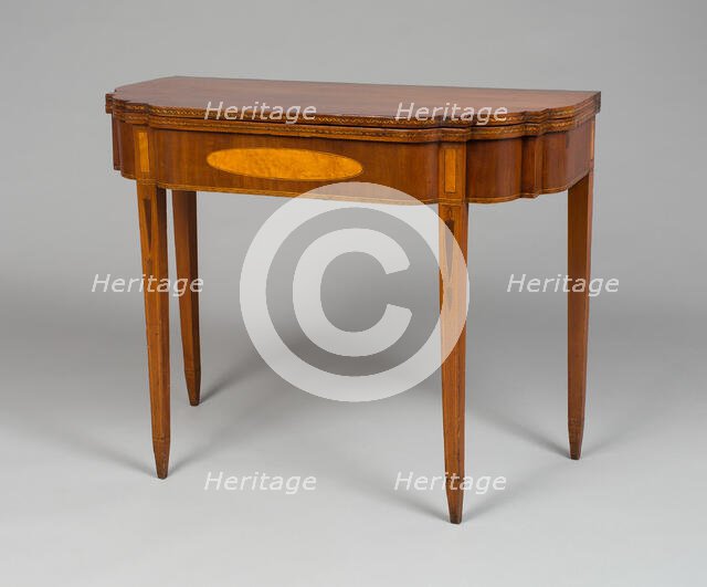 Card Table, 1816/30. Creator: Unknown.