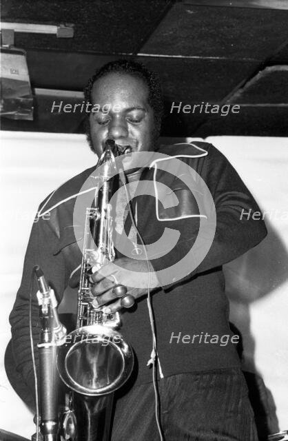 Eddie Harris, Ronnie Scott’s Jazz Club, Soho, London, 1973. Creator: Brian O'Connor.