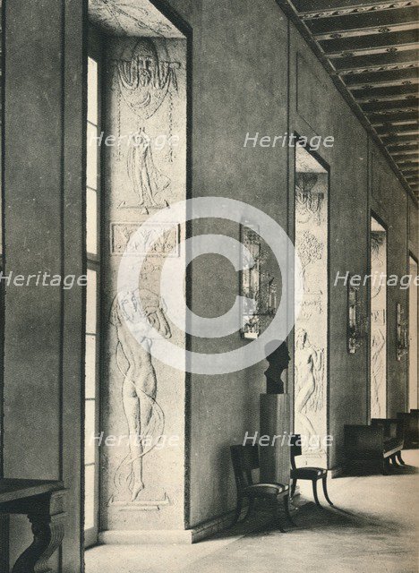 'The Great Gallery in Stockholm City Hall', 1925. Artist: Unknown.