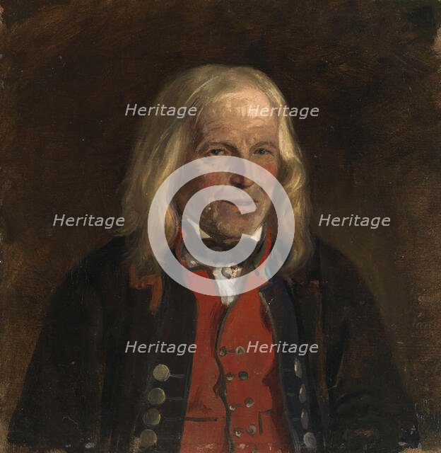 Portrait Study of the Farmer Jan Sandve[?], probably 1871. Creator: Adolph Tidemand.