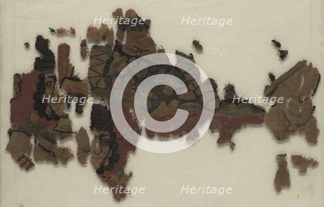 Four Fragments from a Hanging: Athena Partheneon, 500s. Creator: Unknown.