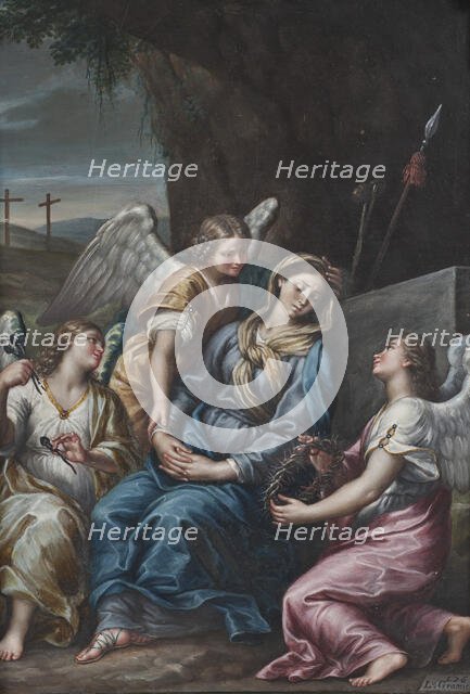 The Virgin Mourning at the Tomb, 1764. Creator: Lorenzo Gramiccia.