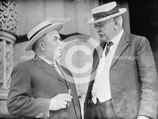 Democratic National Convention - Roger Sullivan of Illinois And Dr. P.L. Hall of Nebraska, 1912. Creator: Harris & Ewing.