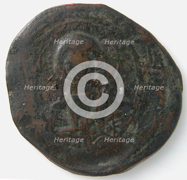 Coin, Byzantine, 11th century. Creator: Unknown.