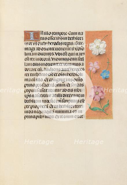 Hours of Queen Isabella the Catholic, Queen of Spain: Fol. 95r, c. 1500. Creator: Master of the First Prayerbook of Maximillian (Flemish, c. 1444-1519); Associates, and.