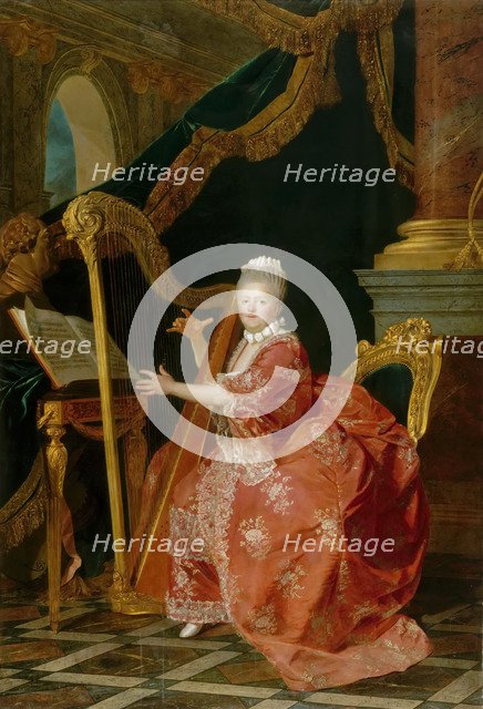 Marie Louise Thérèse Victoire of France (1733-1799). Artist: Aubry, Etienne (1745-1781)