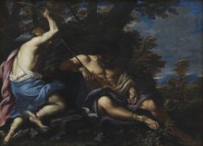Mercury and Argus, End of 17th-Early 18th century. Creator: Troppa, Girolamo (1637-1710).