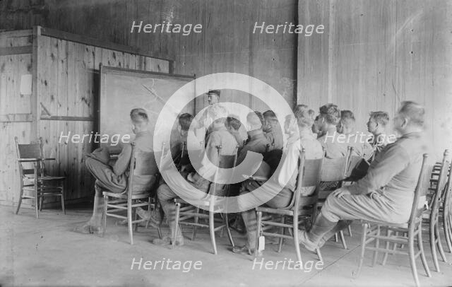 Lt. Paul Montariol & class, 30 Jul 1917. Creator: Bain News Service.