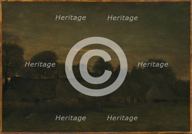 Farming Village at Twilight, 1885.