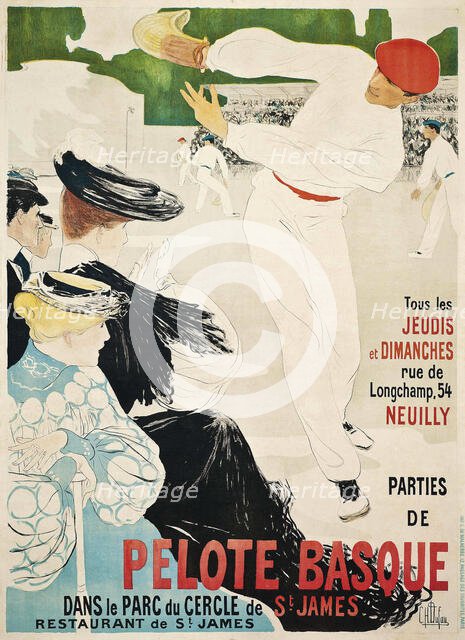 Pelote basque, c. 1903. Creator: Dufau, Clémentine-Hélène (1869-1937).