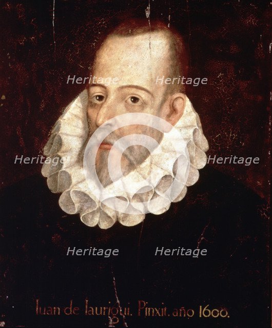 Miguel de Cervantes y Saavedra (1547-1615), Spanish writer.