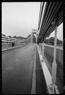 Clifton Suspension Bridge, Clifton, Bristol, c1955-c1980. Creator: Ursula Clark.