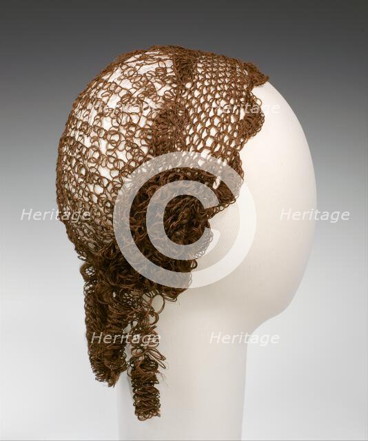 Cap, American, ca. 1850. Creator: Unknown.