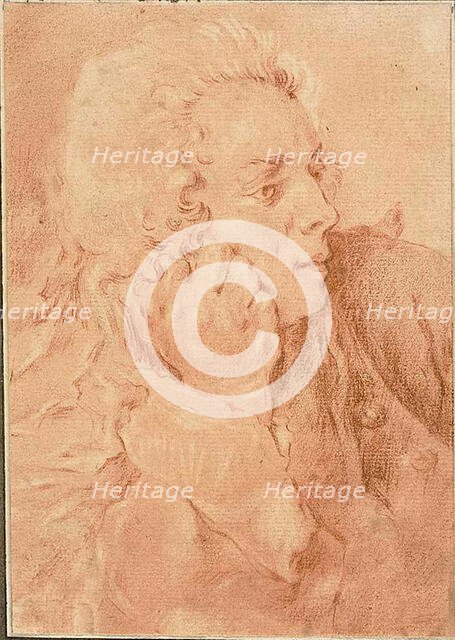 Half-Length Portrait of François Boucher, n.d. Creator: Jacques Andre Portail.
