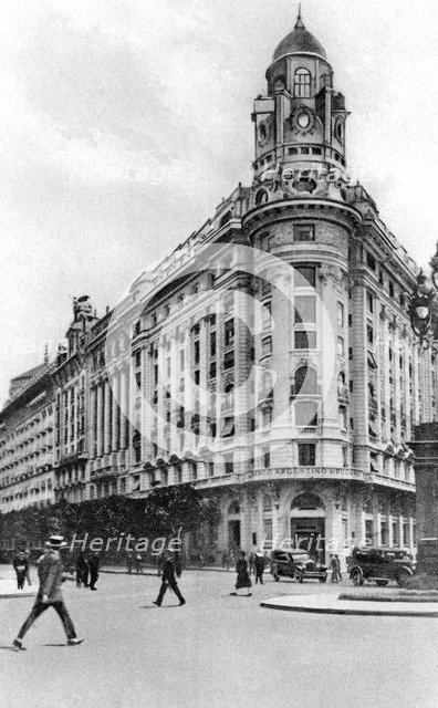 Diagonal Norte, Avenida Roque Saenz Pena, Buenos Aires, Argentina, c1920s. Artist: Unknown