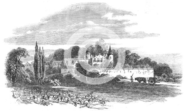 The Chateau Lafitte, Medoc, near Bordeaux, 1854. Creator: Edmund Evans.