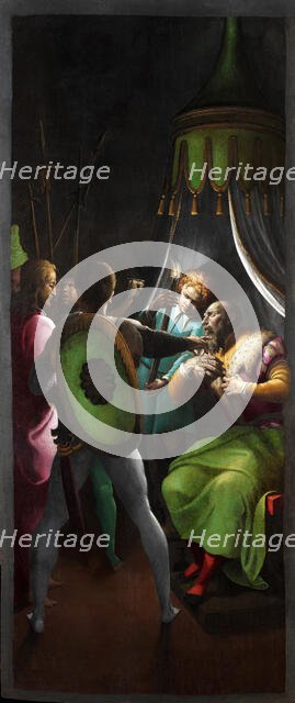 Christ before Caiaphas. Creator: Campi, Antonio (around 1522-1587).