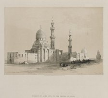 Egypt and Nubia, Volume III: Tombs of the Caliphs-Cairo. Mosque of Ayed Be[y], 1849. Creator: Louis Haghe (British, 1806-1885); F.G.Moon, 20 Threadneedle Street, London.