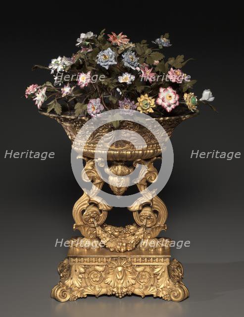 Centerpiece, or Jardinière, c. 1830-1850. Creator: Unknown.