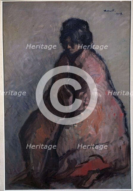 'Niebit'. (1909). Creator: NonellL, Isidoro. (1873-1911).