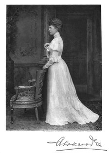 Queen Alexandra (1844-1925), queen consort of King Edward VII, 1908.Artist: Downey