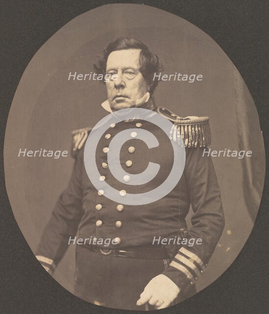 [Commodore Matthew Calbraith Perry], 1856-58. Creator: Mathew Brady.