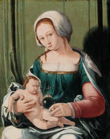 Virgin and Child, c.1530. Creator: Lucas van Leyden.