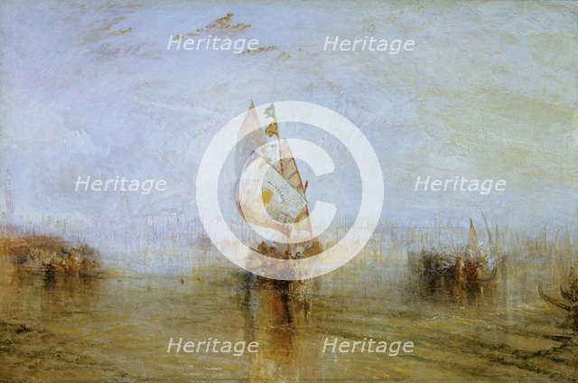 'The Sun of Venice Going to Sea', 1843. Artist: JMW Turner