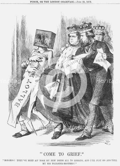 Come to Grief, 1872. Artist: Joseph Swain