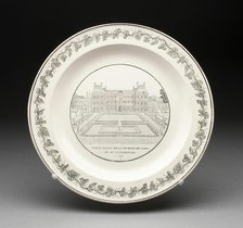 Plate, Creil, 1800/50. Creator: Creil Pottery.