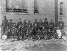Hampton Institute, Va. - the band, 1899 or 1900. Creator: Frances Benjamin Johnston.