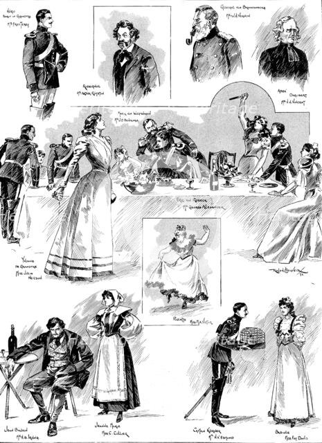 Mr. Paul Potter's play, "The Conquerors," at the St. James's Theatre, 1898. Creator: Unknown.