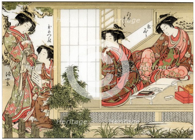 'Japanese Beauties', 1776 (1886). Artist: Wilhelm Greve