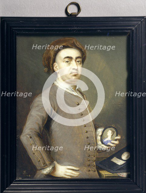 Self-portrait, 1724. Artist: Bernard Lens.