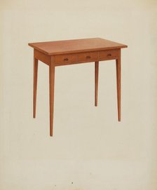 Shaker Table, c. 1938. Creator: John W Kelleher.