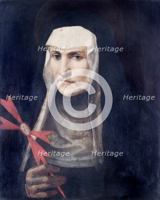 'A Sainted Nun', mid 16th century. Artist: Unknown.