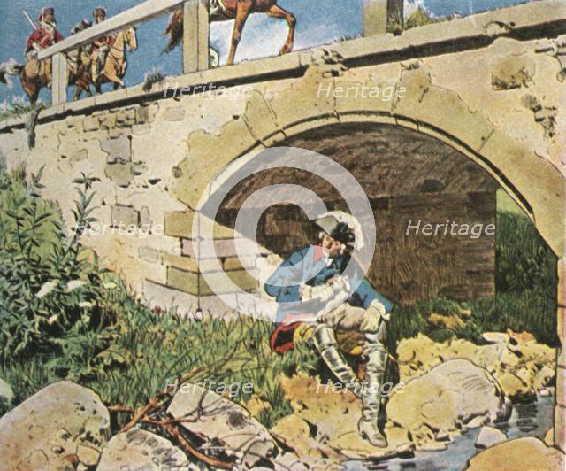 Frederick the Great evades capture, 1745, (1936). Creator: Unknown.