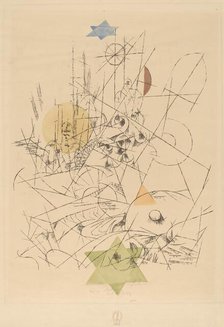 Hope and Destruction (Zerstörung und Hoffnung), 1916. Creator: Paul Klee.