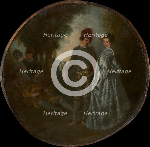 The Cascade. Creators: Jean-Antoine Watteau, Unknown.