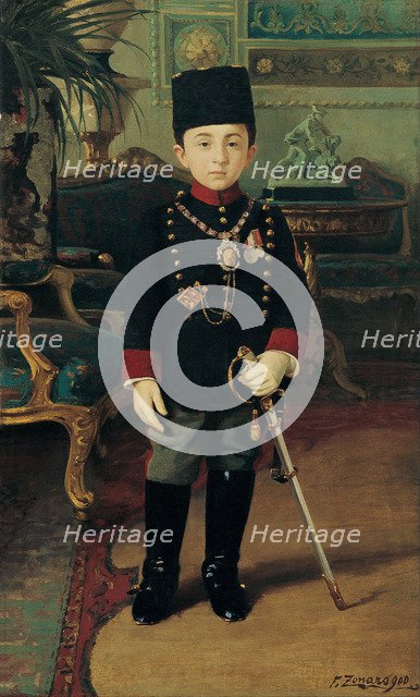 Prince Abdurrahim Hayri Efendi. Artist: Zonaro, Fausto (1854-1929)