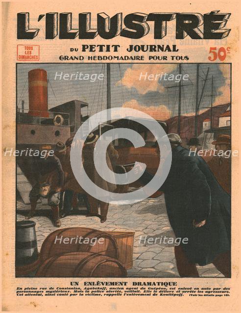 A dramatic abduction, 1932. Creator: Unknown.