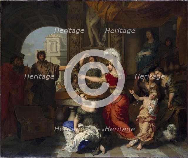 Achilles recognized by Ulysses at the Court of Lycomedes, late 17th-early 18th century. Creator: Gerard de Lairesse.