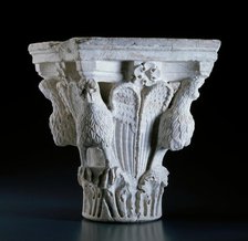 Capital with Eagles, 1230/40. Creator: Unknown.