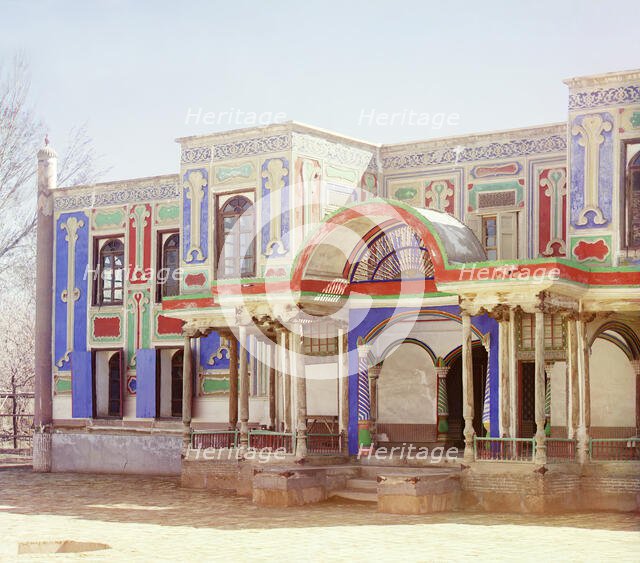Palace - another façade, Bukhara, between 1905 and 1915. Creator: Sergey Mikhaylovich Prokudin-Gorsky.