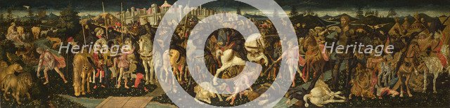 The Story of David and Goliath, c. 1450. Artist: Pesellino, Francesco di Stefano (1422-1457)