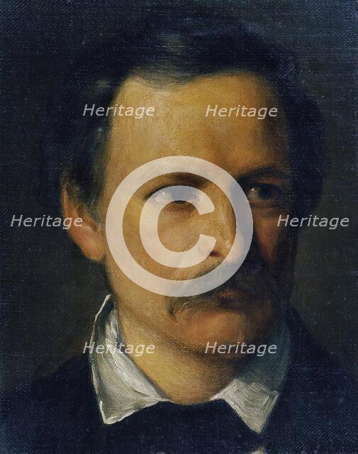 Architect Franz Beer (1804-1861), 1857. Creator: Carl Rahl.